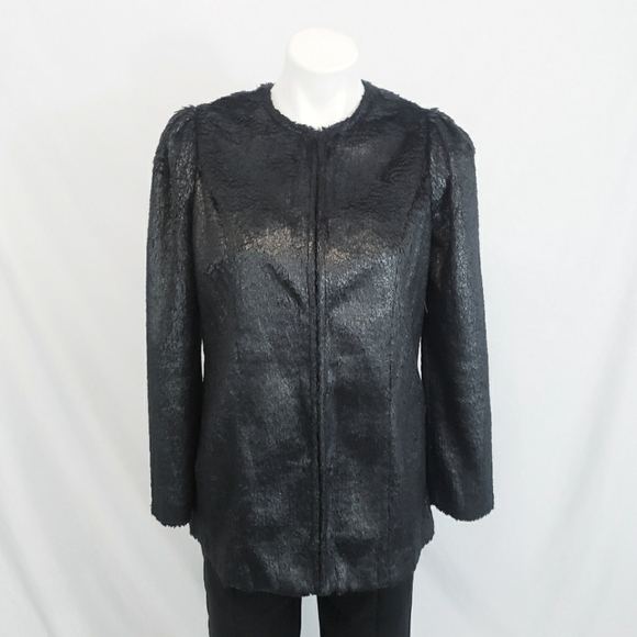 *Last Chance* Twelve Faux Fur Blazer Lightweight Jacket by Forever 21 - Picture 1 of 13